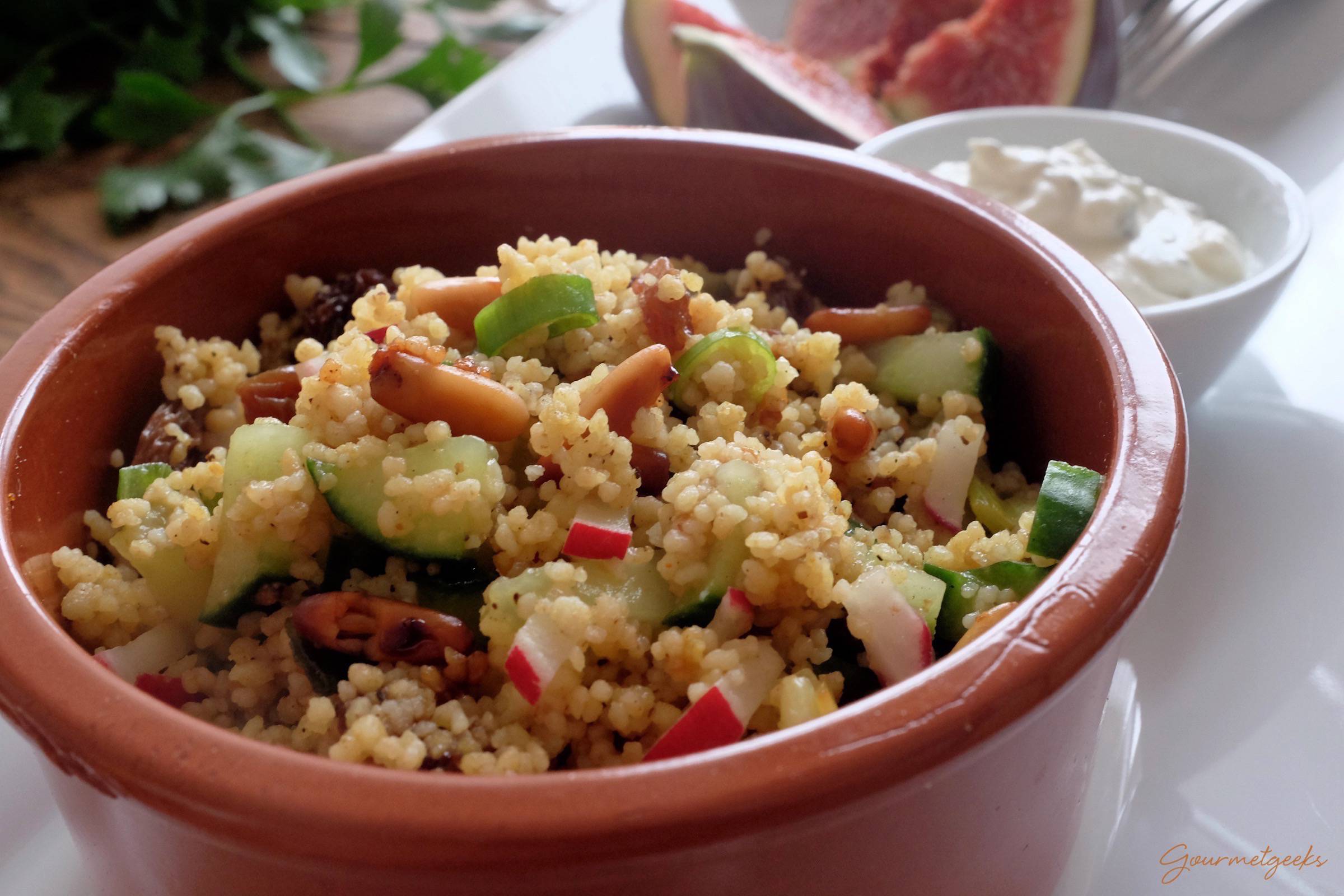 Veganer Couscous Salat mit Ras el Hanout - einfach, schnell und lecker ...