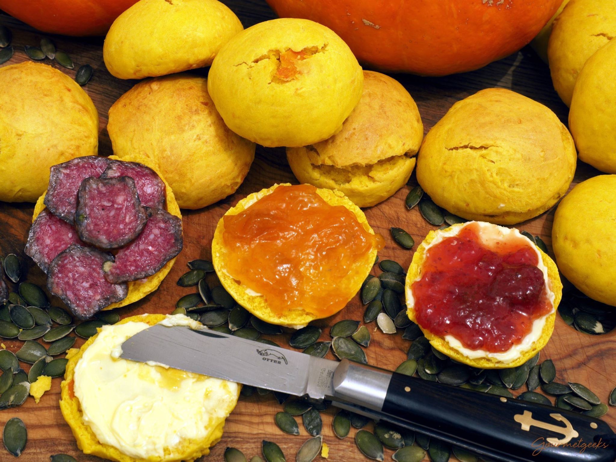 Kürbis Scones - fluffig, frisch und einfach! - Gourmetgeeks