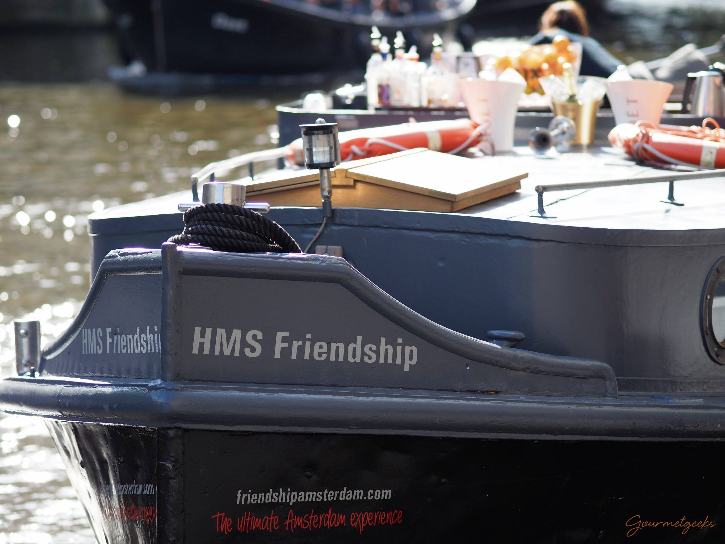 HMS Friendship - schöner Name