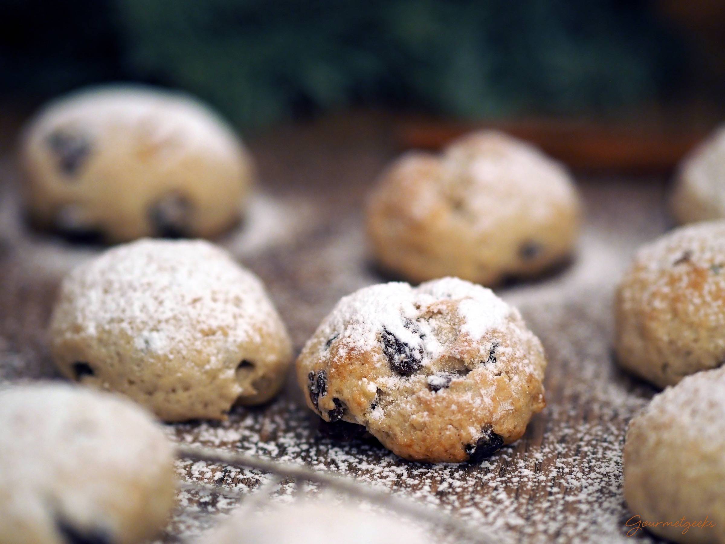 Mini-Stollenkonfekt - unser schnellstes Backrezept - Gourmetgeeks