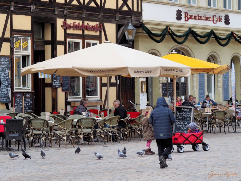 Baumkuchen Café direkt am Markt