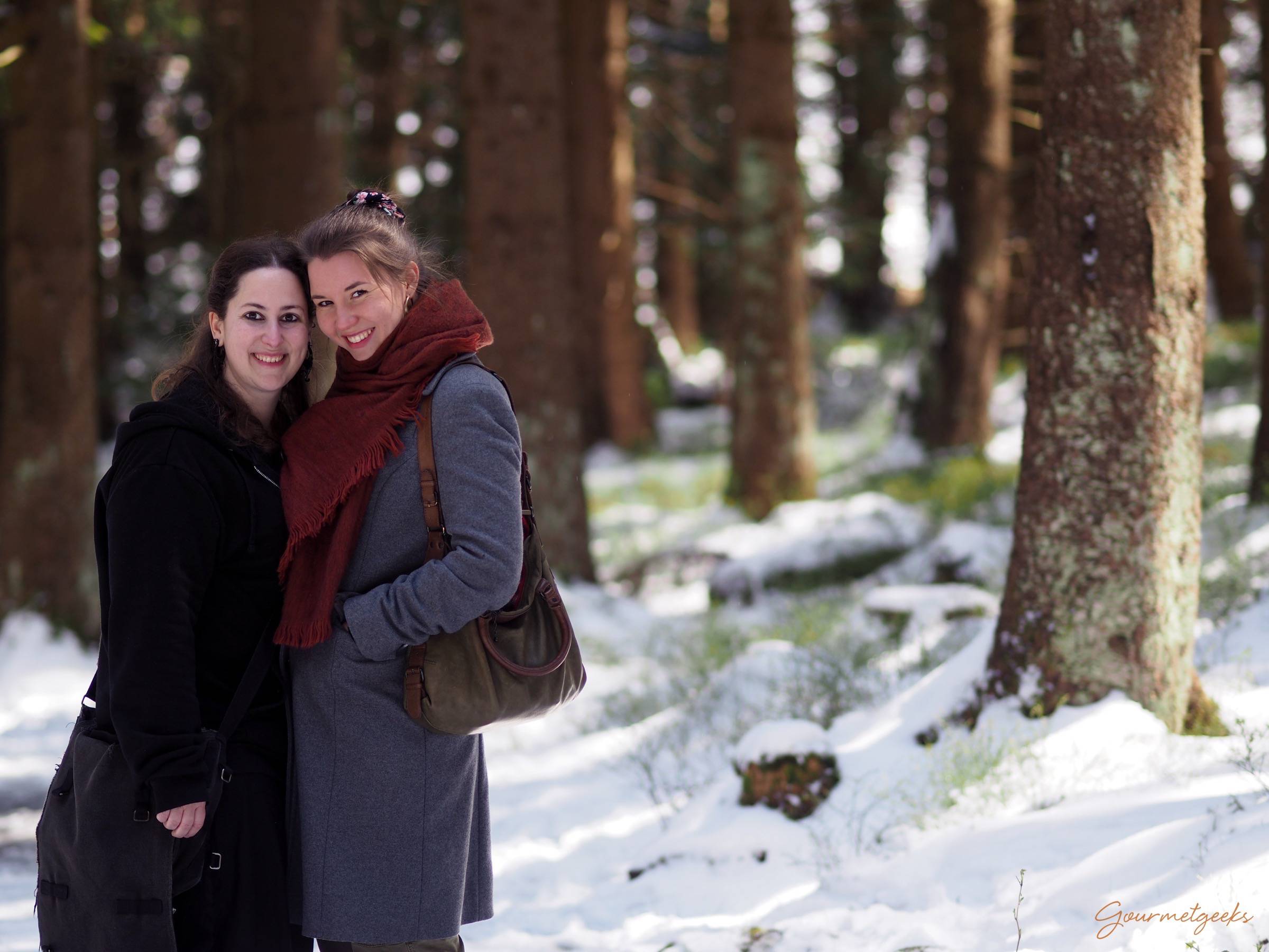 Juliane & Giulia - völlig spontan im Harzer Wald abgelichtet