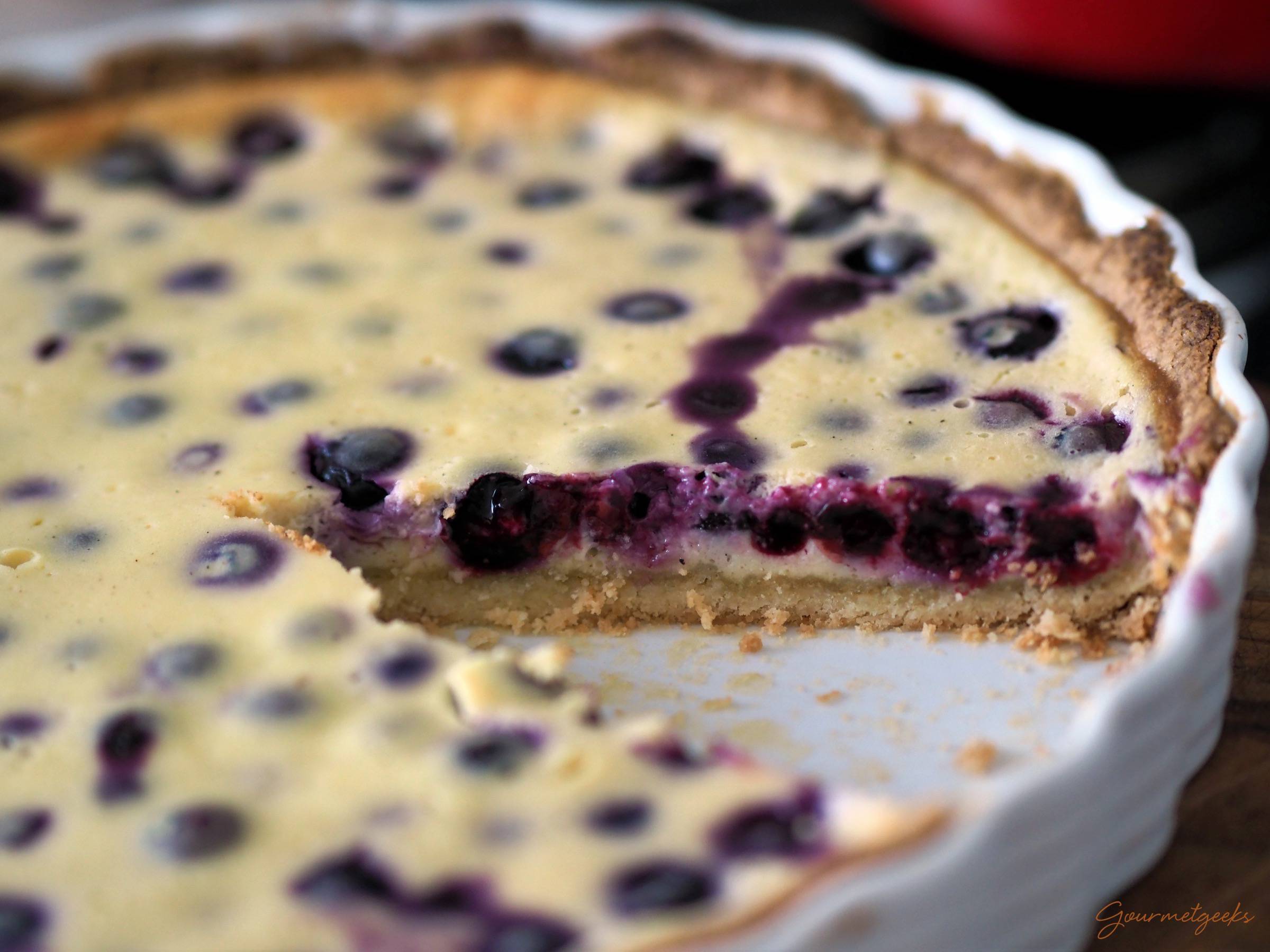 Frische Heidelbeer-Tarte - Gourmetgeeks