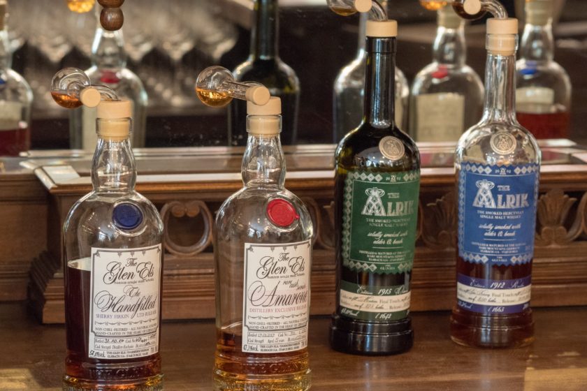 Eine Auswahl von Top Whiskys der Distille in Zorge